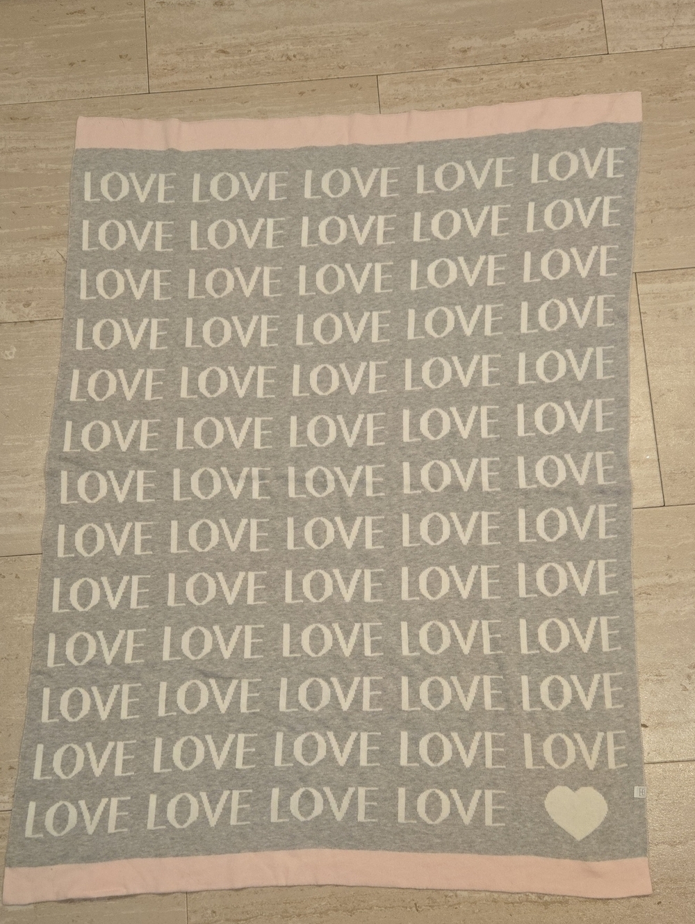 Elegant Baby "LOVE" Blanket